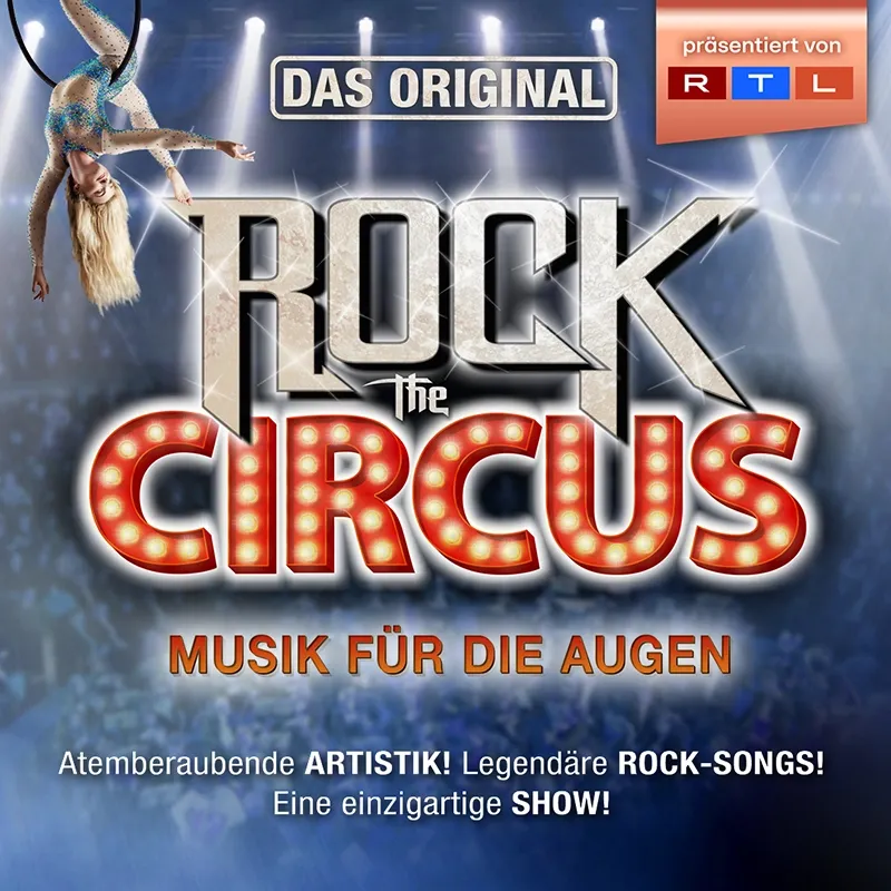 Rock the Circus Quadratisches Plakat